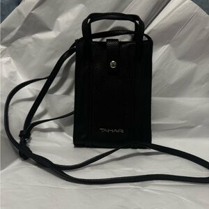 T Tahari Elegant Black Crossbody Bag